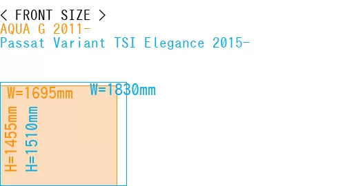 #AQUA G 2011- + Passat Variant TSI Elegance 2015-